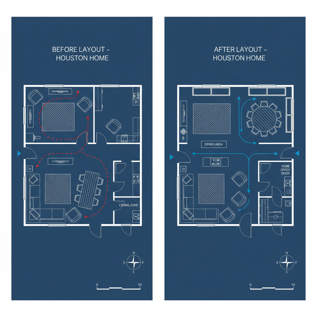 Room Layout Optimization Sugarland - Tell Projects Sugarland TX